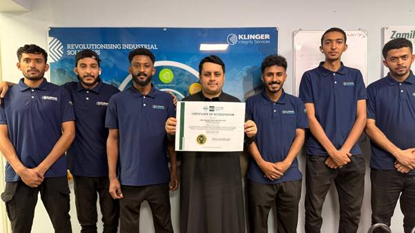 Zamil 17025 accreditation with KLINGER UK